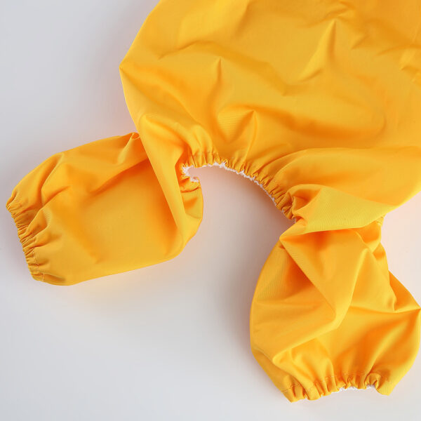 Popular Pet Four Legged Raincoat Puppy Reflective Dog Raincoat with Waist and Tail (Duck Style) - Image 8