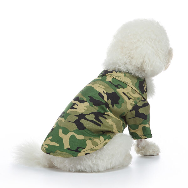 Casual Breathable Thin Pet Puppy Clothes Spring and Summer Fruit Style Twisted Button Shirt Pet Clothing - Image 4